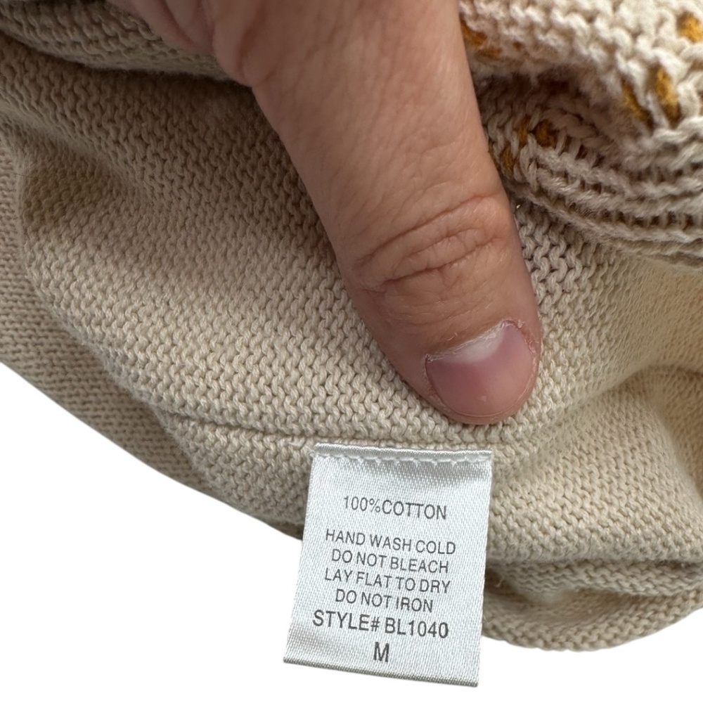 Blank Paige Beige Star Sweater - Picture 4 of 8